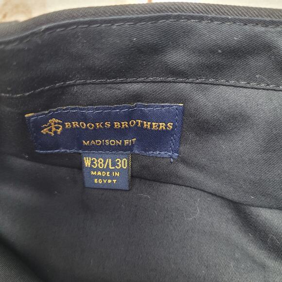 Brooks Brothers Madison fit Egypt pants slacks 38x30 short - Picture 5 of 9